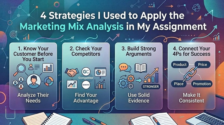 4 Strategies I Used to Apply the Marketing Mix Analysis in My Assignment