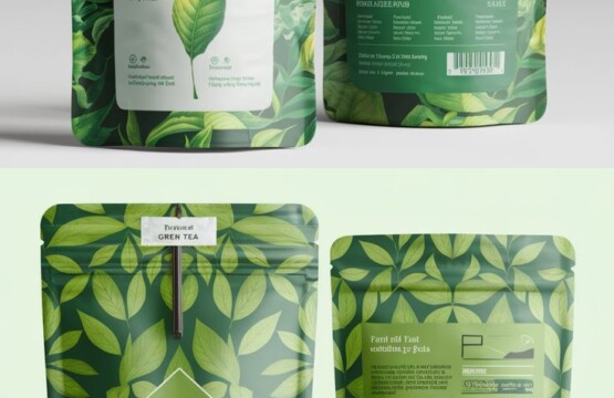 Custom Green Mylar Bags