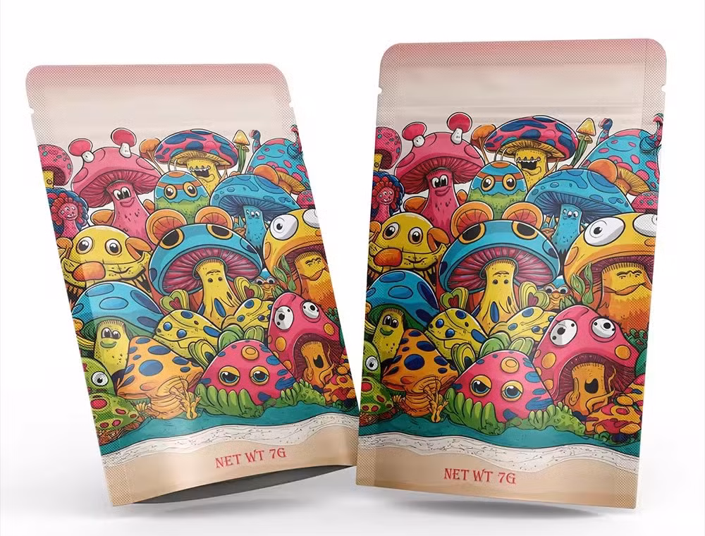 Custom Mushroom Mylar Bags