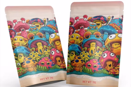 Custom Mushroom Mylar Bags