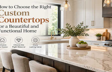 How to Choose the Right Custom Countertops for a Beautiful and Functional Home