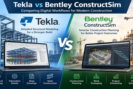 Tekla vs Bentley ConstructSim BIM Workflow Comparison