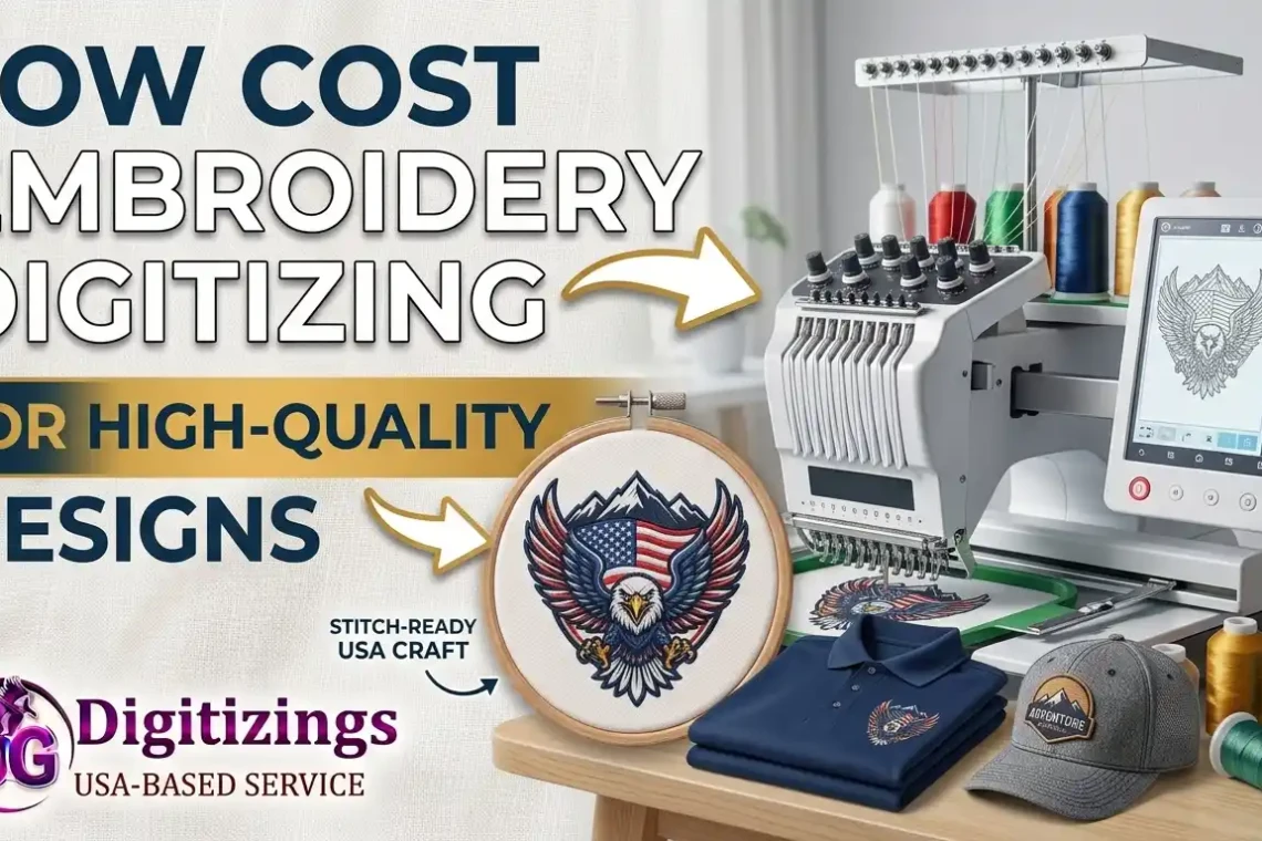 Low Cost Embroidery Digitizing USA for High-Quality Designs