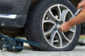 flat tire fix-roadside