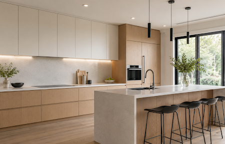 Flat Panel Cabinets kitchen