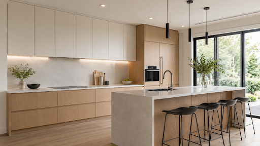 Flat Panel Cabinets kitchen