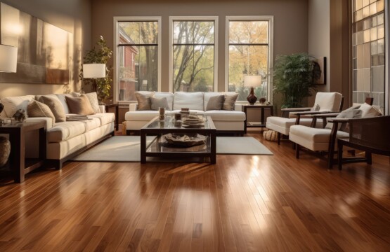 polished finished wood